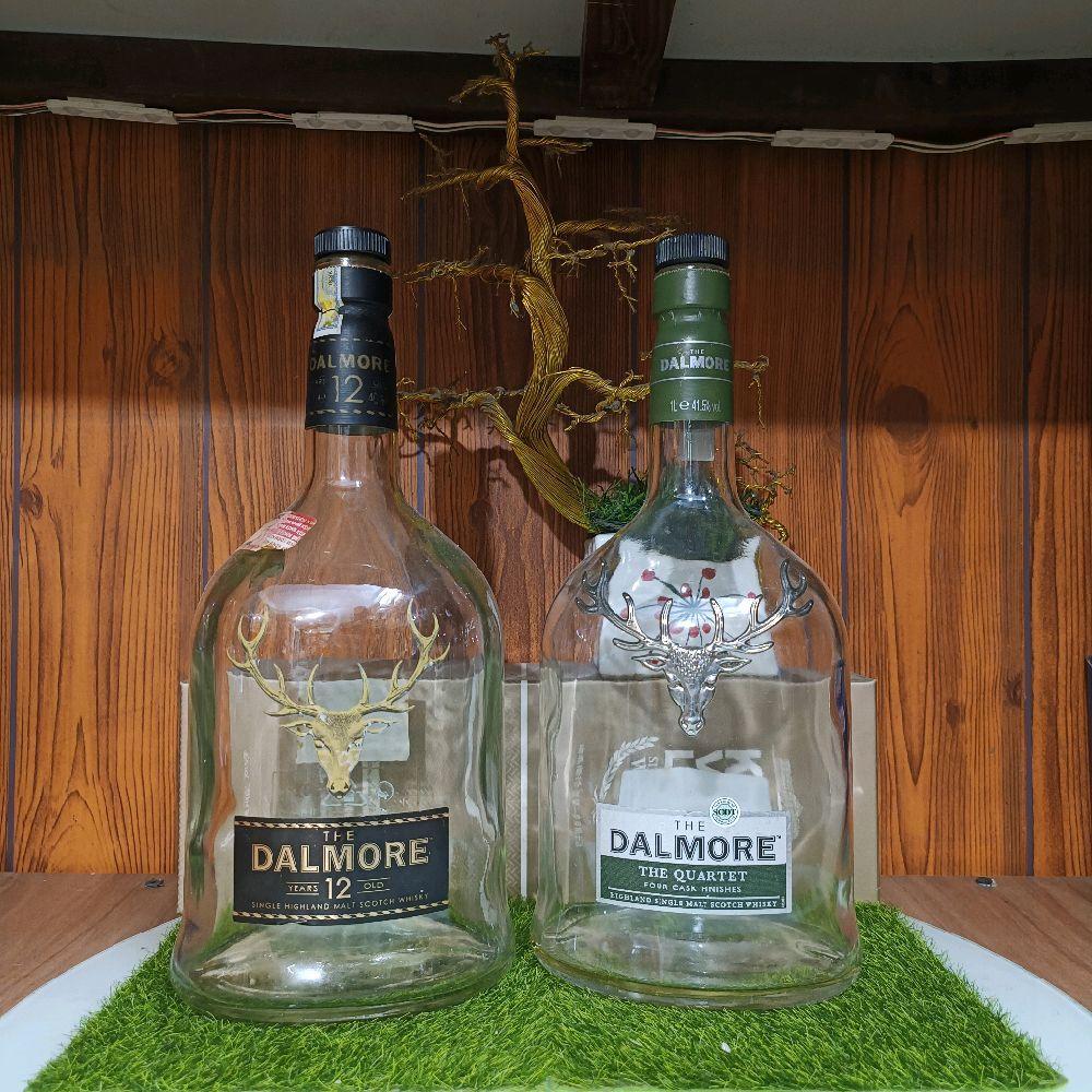 Dalmore ขวดไวน์ต่างประเทศ 1000mL ผลิตในสก๊อตแลนด์สําหรับตั้งโชว์ตกแต่ง (ขวดเปล่า)