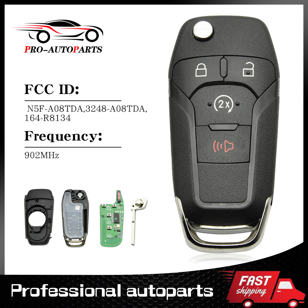 สําหรับ Ford F Series 4B Flip Key F150 F250 F350 Remote Start N5F-A08TDA