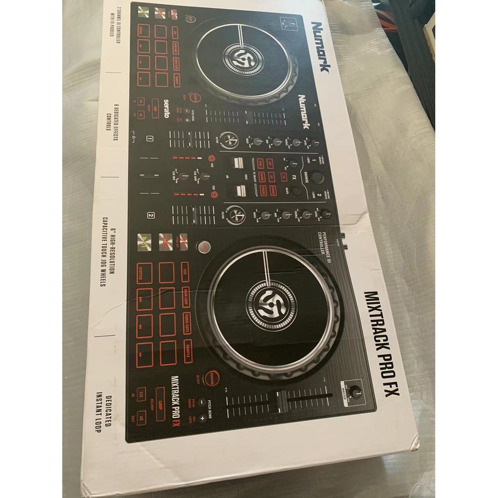 Luma NUMARK MIXTRACK PRO FX ตัวนาฬิกาดิสก์ควบคุมระดับเริ่มต้นแบบดิจิตอล โทรศัพท์ออลอินวันพร้อมบรรจุภ