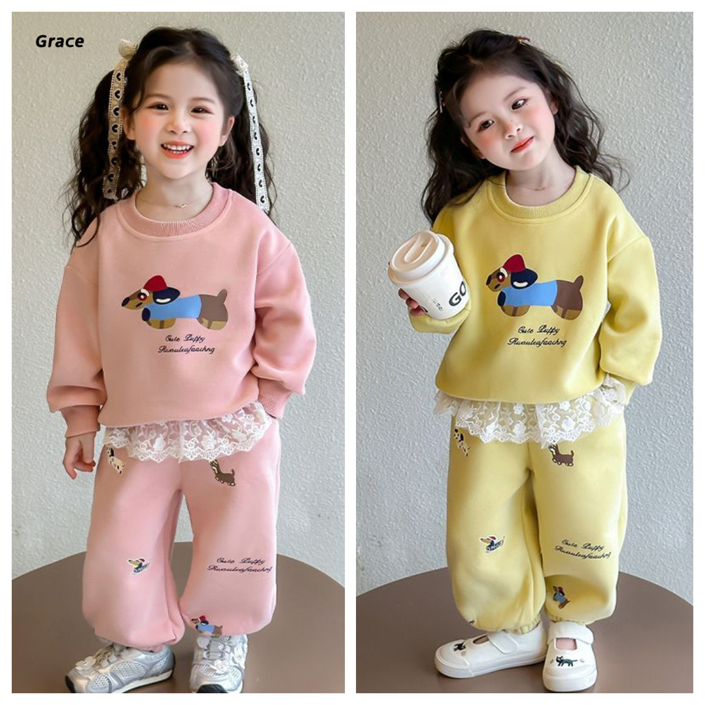 [พระคุณ] (พร้อมสต็อก) ฤดูใบไม้ร่วงฤดูหนาวสาวเสื้อกันหนาวสูท 2025 สไตล์ใหม่สบายๆกีฬาด้านบน+กางเกงสูทสองชิ้น กลุ่ม107 #