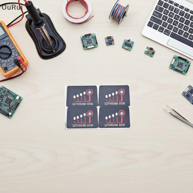 {B&C Aug} สําหรับ M18 LED Power Display สติ๊กเกอร์ LED Key Label สําหรับ 18V 48-11-1815 Li-ion Batte