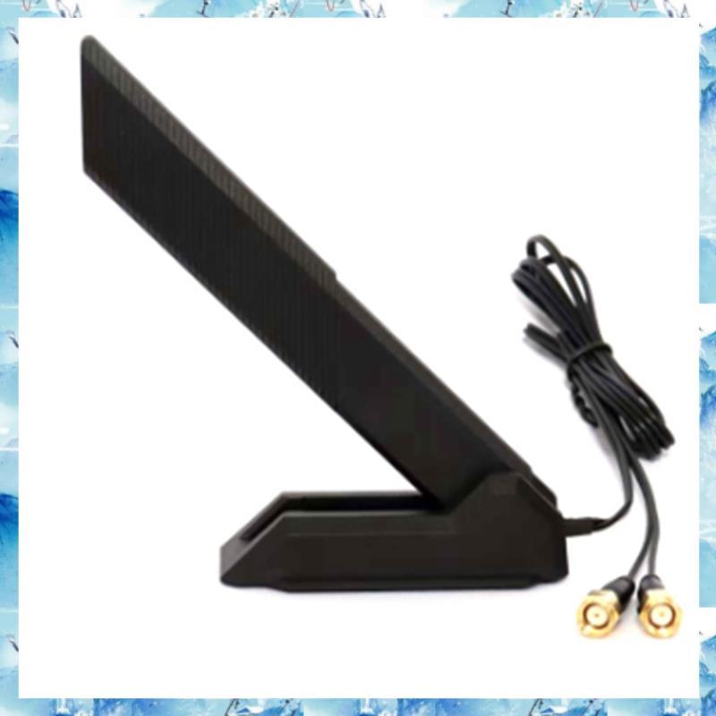 [ ] 1 ชิ้น 6E เสาอากาศ 2T2R 2.4G/5G/6G สีดําสําหรับ B660 H670 M13H Z690 เมนบอร์ด