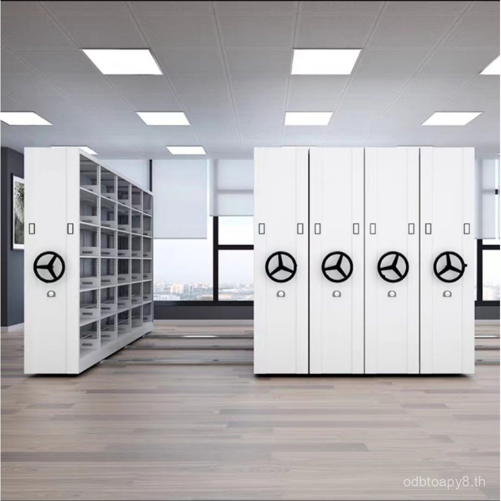 Mobile Dense Rack Hand-Cranked Dense Cabinet Track Electric Smart File Dense Cabinet Smart Double-Si