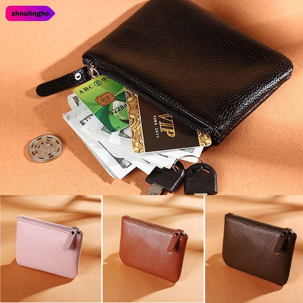 ZHOULINGHO Mini Purse Matte Gift Minimalist Retro Coins Bag