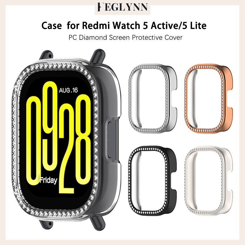ปกป้องหน้าจอแข็ง Anti Gores for สมาร์ทว็อช Redmi Watch 5 Active กรณีเงาและแฟชั่น for สมาร์ทว็อช Redmi Watch 5 Lite