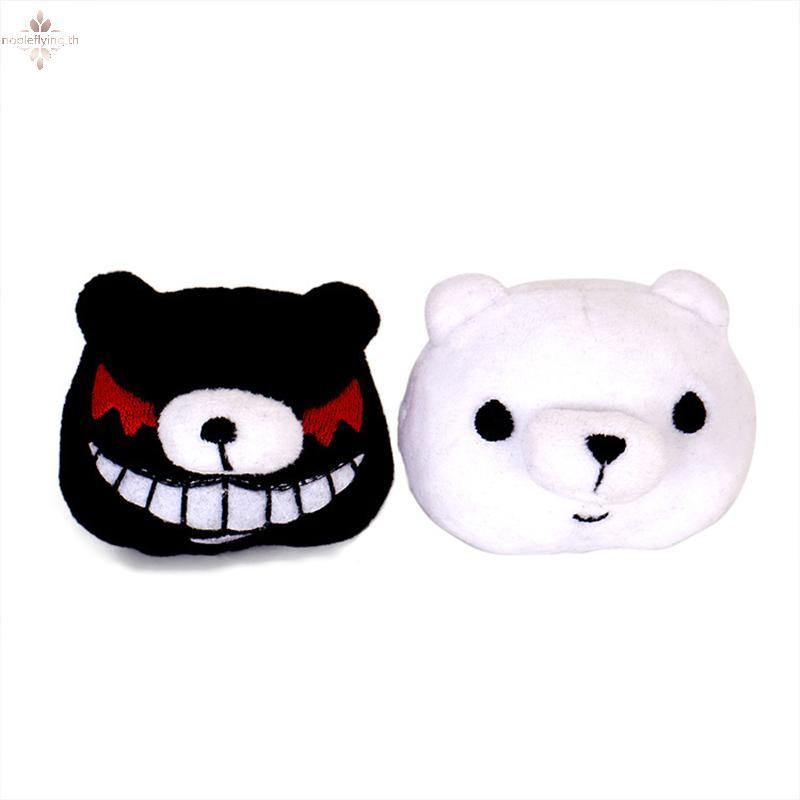 Nf 1 คู่การ์ตูนอะนิเมะ Danganronpa Monkuma Hairpin และตุ๊กตาหมี Enoshima Junko สำหรับคอสเพลย์ Kawaii