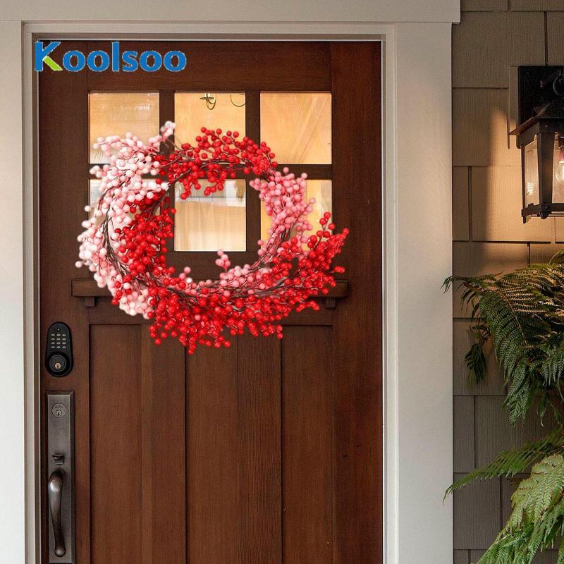 ประดิษฐ์ Vines Garland ขนาด 191.5 ซม. ลายเบอร์รี่สำหรับตกแต่งห้องนอนและห้องครัวในฤดูหนาว