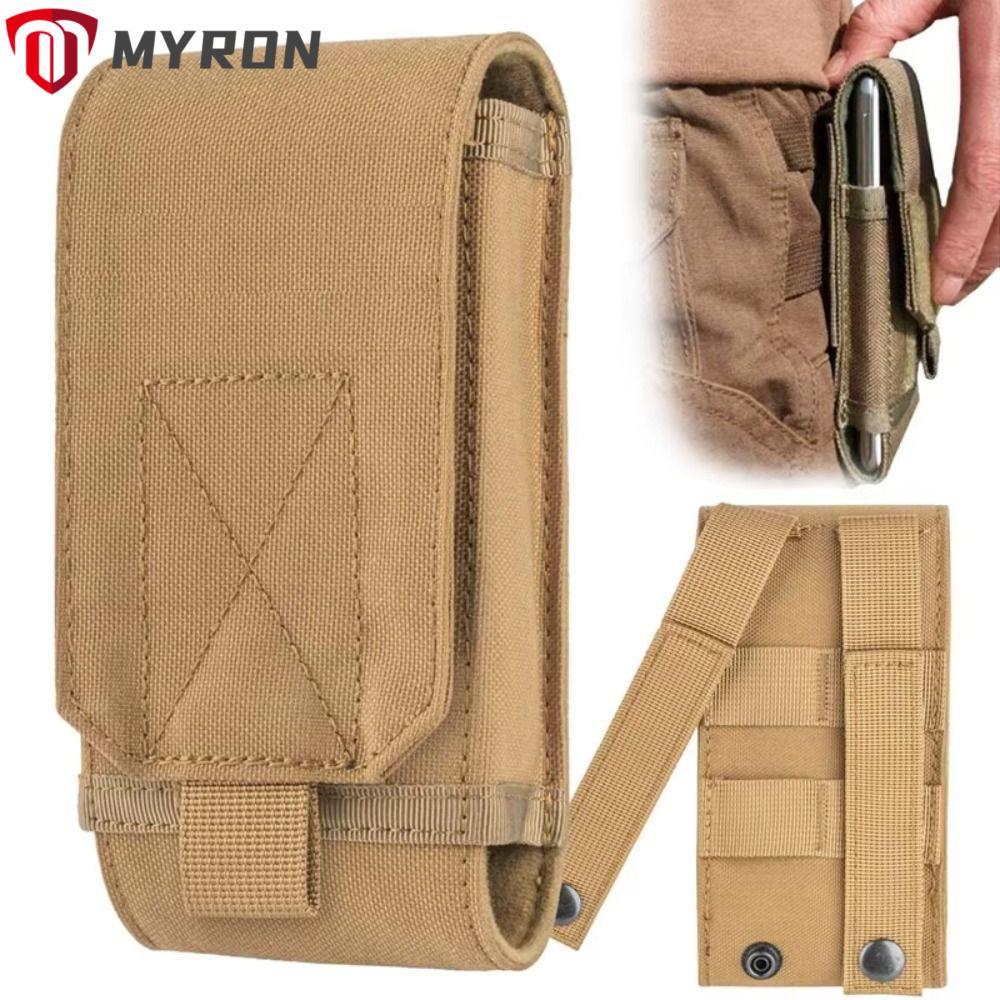 MYRON กระเป๋าคาดเอวและถือ EDC ทนทานกันน้ำ สำหรับใช้งานกลางแจ้งและฉุกเฉิน