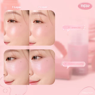 MEILINDA Dewy Blush เมลินดา บลัช ลิควิดบลัช เนื้อบางเบา เกลี่ยง่าย สีสวยติดทน ใช้ง่ายทุกวัน 1 แท่ง