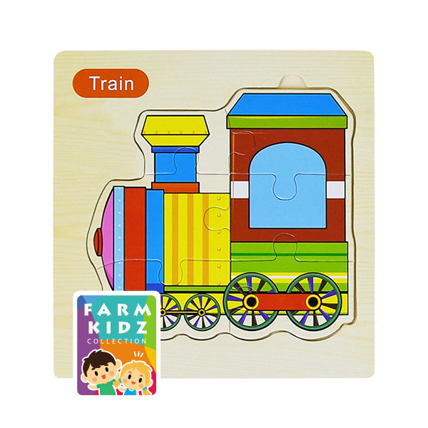 (Tech Inspire) : FK3-Wooden Puzzle B Train