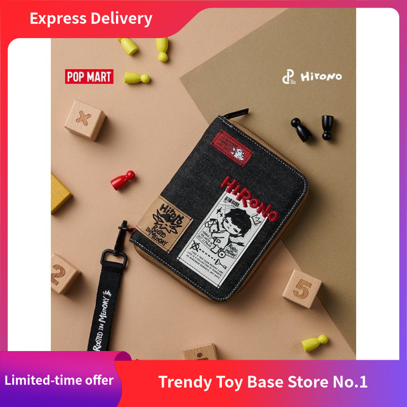 Popmart POPMART Ono Hirono Echo Series Passport Bag Travel Abroad Portable Storage Card Case