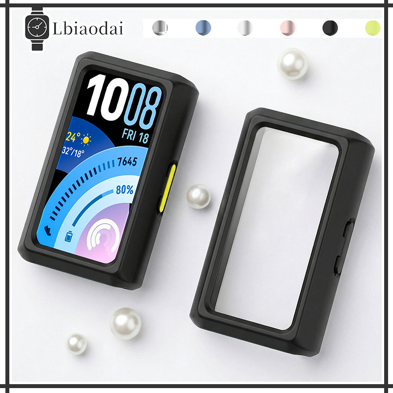 เคส PC ดีไซน์รูกลวง for Huawei Band 11 / 11 Pro / 10 / 9 / 8 NFC เคสปกป้องหน้าจอ for Smartwatch Huawei Band 11