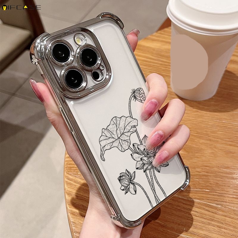 สําหรับOPPO A97 A96 A95 A94 A93 A79 A78 A77 A77s A57 2022 A57s A57eเคสโทรศัพท์Simple Black Line Lotu