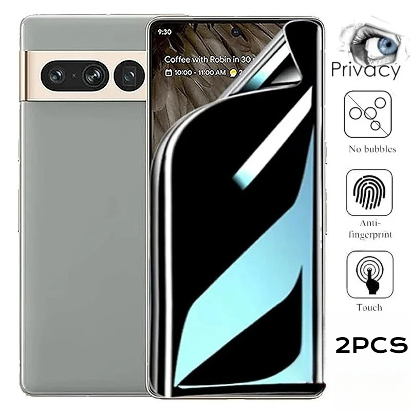 2 ชิ้นสําหรับ Google Pixel 8a 8 7a 7 6a 6 Pro ความเป็นส่วนตัว Anti Spy ป้องกันหน้าจอสําหรับ Google P