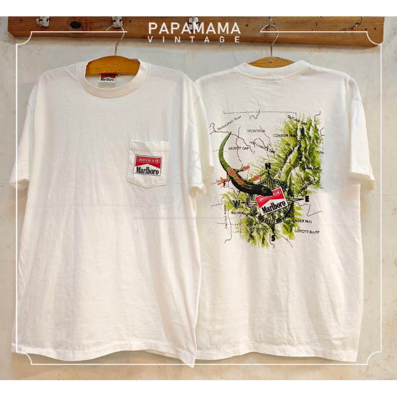 [ ล้านเสื้อ ] Marlboro LIZARD ROCK เสื้อวินเทจ เสื้อทัวร์
