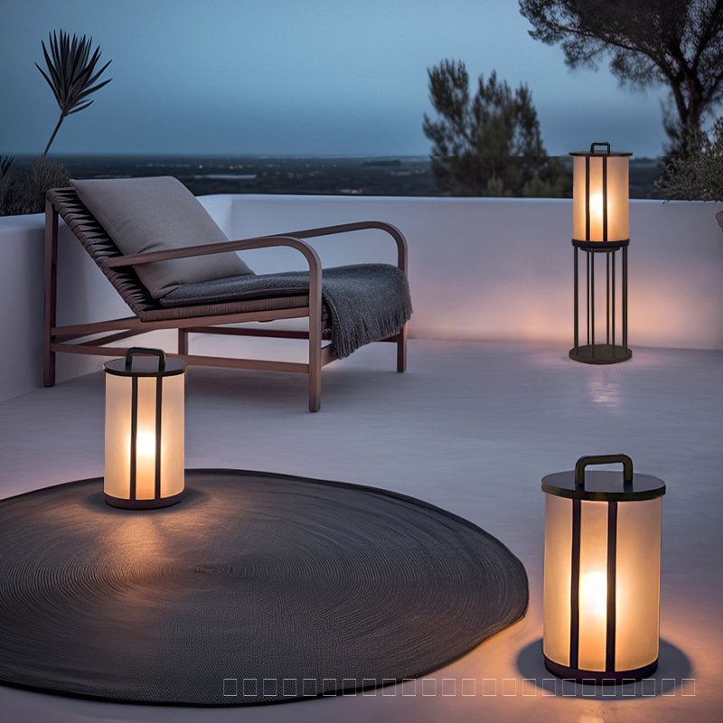 Solar outdoor lights, garden lights, waterproof lawn lights, dimmable patio lights, floor lamps, out