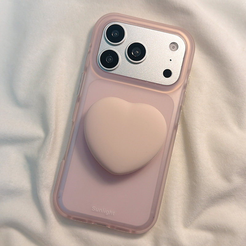 Huiwanju ขายึดรักเคลือบกึ่งโปร่งใสเหมาะสําหรับเคสโทรศัพท์มือถือ Apple 17promax 16pro ใหม่ iphon1716 ซิลิโคน 17Pro เคสป้องกัน