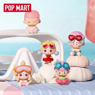P POPMART POPMART Bubble Cute Particles Island Vacation Series Doll Mystery Box Gift