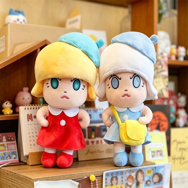 POPMART Angry Molly Angry Molly Angry Molly Series ตุ๊กตาตุ๊กตาของขวัญสําหรับเด็กผู้หญิง 7-8