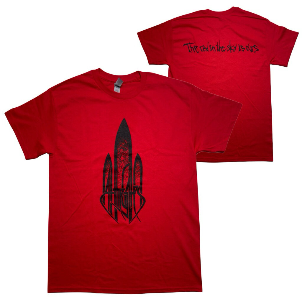 เสื้อวง AT THE GATES T-SHIRT - RED IN THE SKY (RED) ลิขสิทธิ์แท้ UK
