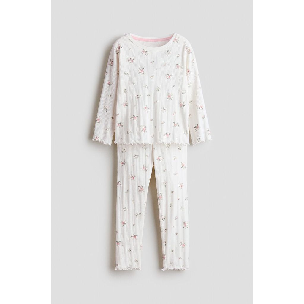 H&M(เอชแอนด์เอ็ม) ชุดนอนผ้าฝ้ายลายพิมพ์ เด็กหญิง 1342897_1