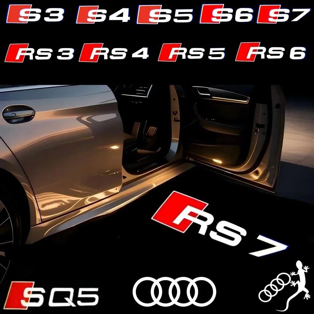 สําหรับ Audi Sline Sport RS RS3 RS4 RS5 RS6 RS7 A4 B5 B6 B7 B8 RS S3 S4 S5 S6 S7 ประตูอัตโนมัติ Led 