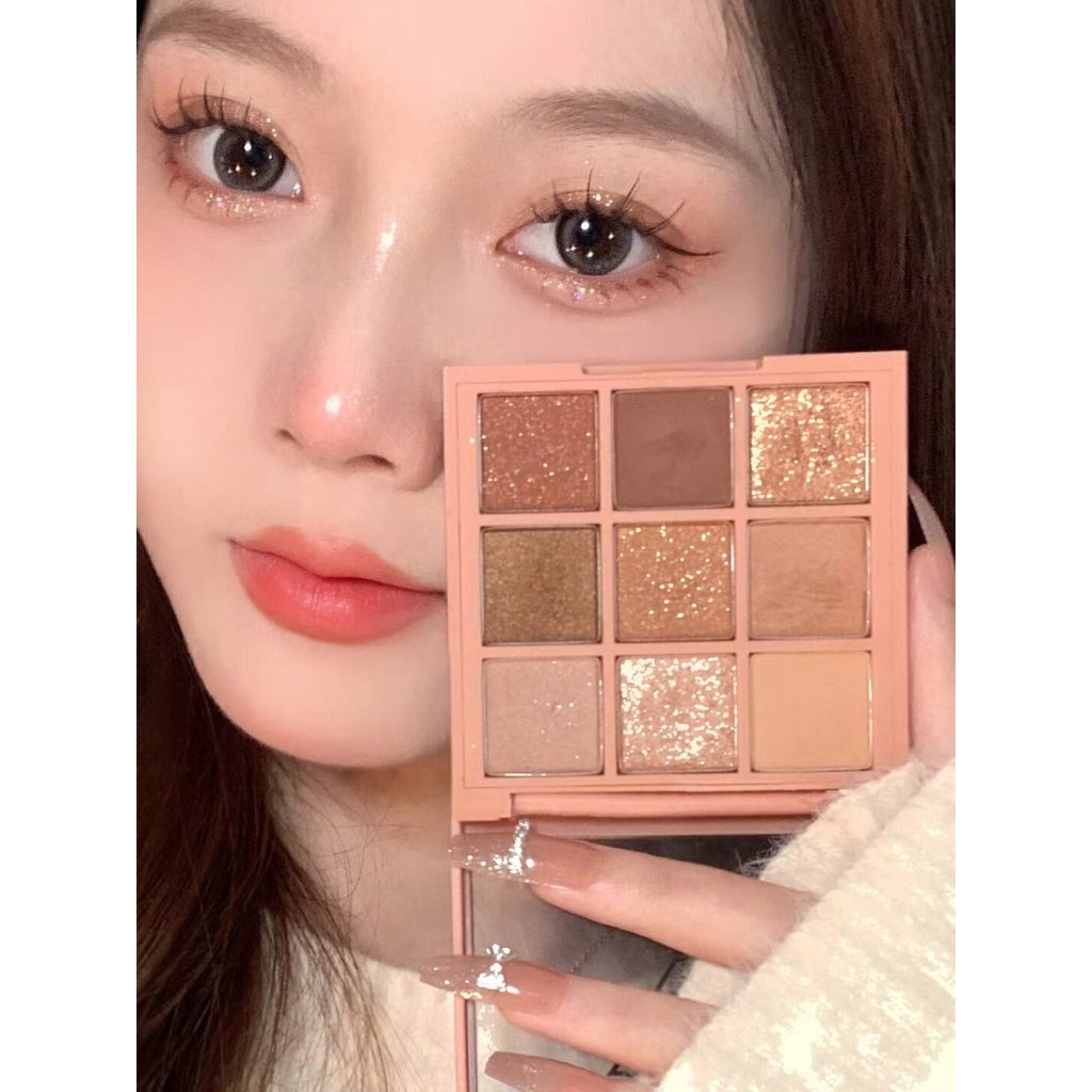 พาเลทตา อายแชโดว์ 3CE Korea Jiugongge Matte Pearlescent Earth Eyeshadow Palette