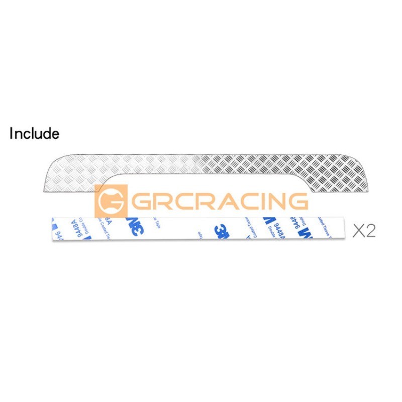 Tailgate Top Anti-skid สําหรับแผ่นโลหะตกแต่ง 1/10 RC Crawler รถ Defender Trxs TRX4 TRX-4 82056-4