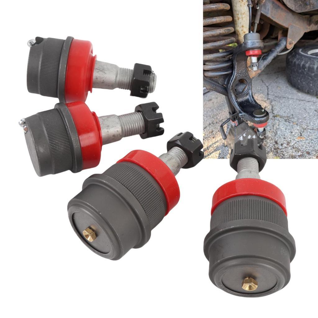 Lemendhk SIXRUN Heavy Duty Ball Joint ชุด 4 ชิ้นสําหรับเปลี่ยน,สําหรับ,TJ XJ YJ ZJ โลหะ 10642 ออกแบบ