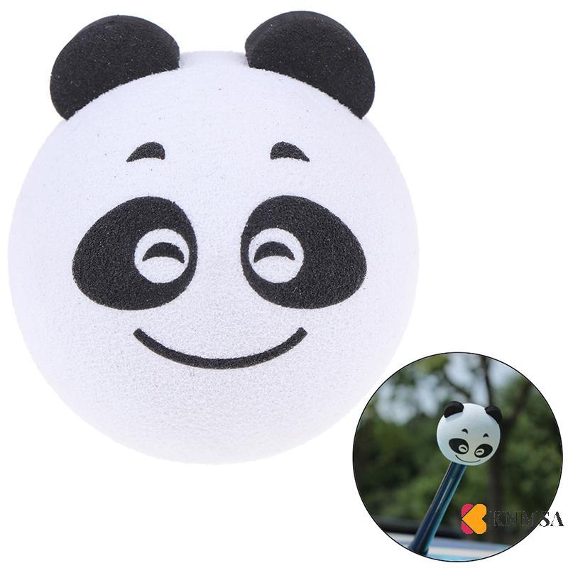 KNMSA] น่ารัก Panda Carnector Aerial Ball EVA Topper Tru SUV Pen Decor ของเล่นเดิม คอเต่าส นค