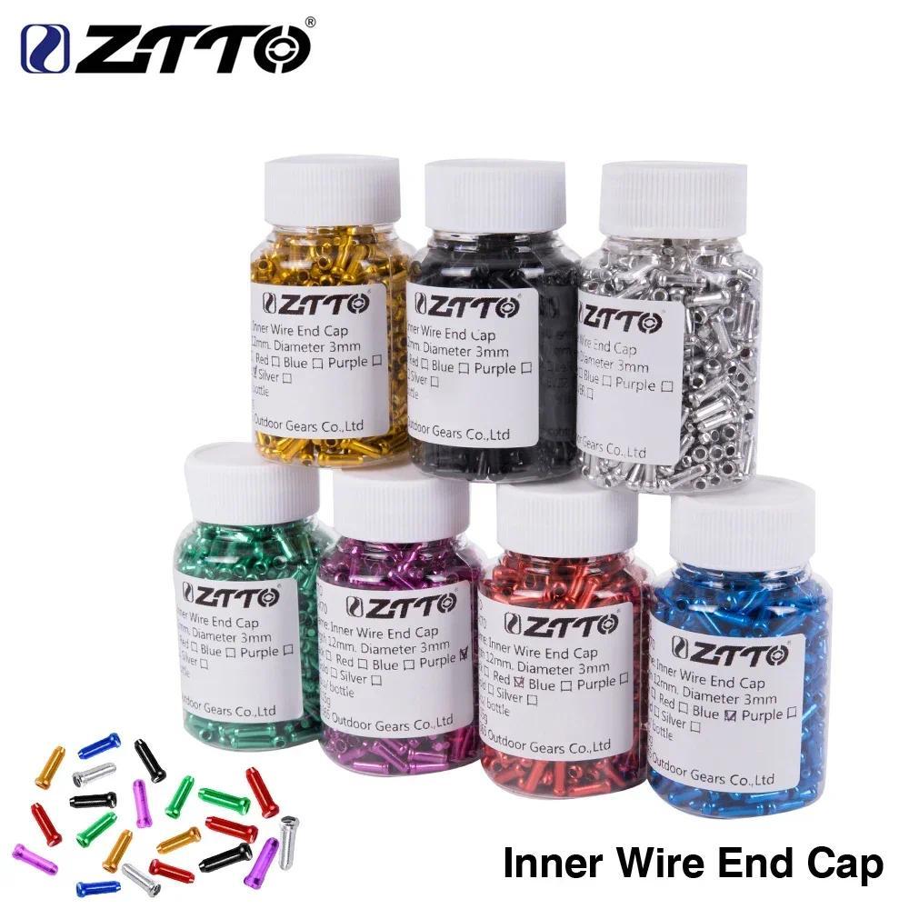 ZX ZTTO 500pcs Inner Wire End Caps Brake Shifter Cable Tips Wire Aluminum alloy Caps Brake Shift Der