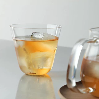 🥃 Crystal Slim Glass 🥃 แก้วดื่มนำ้ สไตล์ ญี่ปุ่นลักษณะโค้งบาง ไล่ความหนา