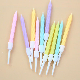 เทียนวันเกิดสีพาสเทลSN06