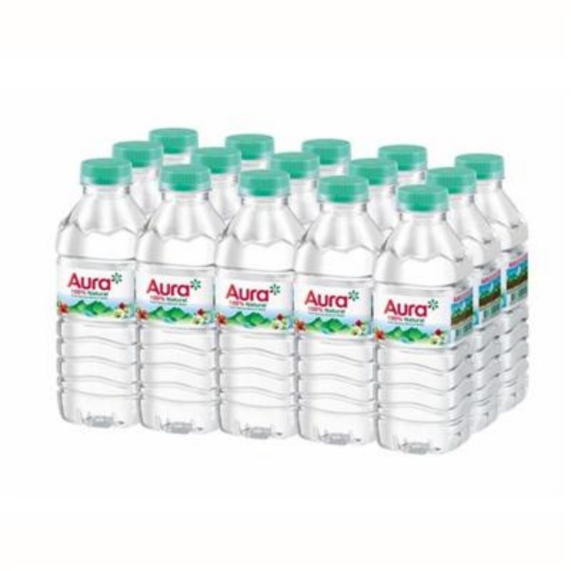 AURA น้ำแร่ธรรมชาติ ขนาด 330 มล. (แพ็ค 15 ขวด)