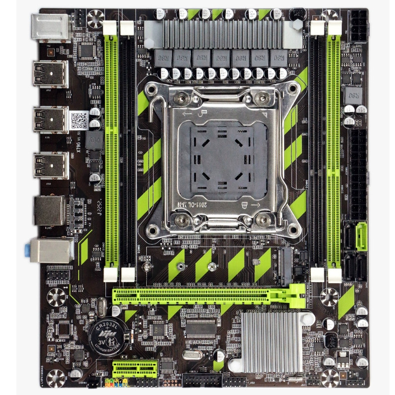 ใหม่ Yanwang ยี่ห้อใหม่ X79 เมนบอร์ด 2011-Pin เมนบอร์ดคอมพิวเตอร์เดสก์ท็อป