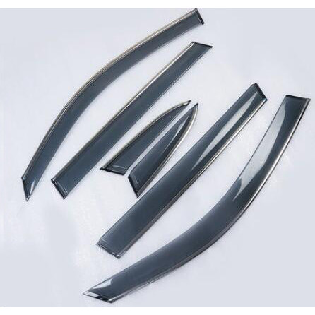 ขายร้อน-19 BMW/X5 Rain Block ใหม่ X5 เฉพาะ Bright Edge ฉีด Molding Rain Eyebrow Window Rain Baffle ก