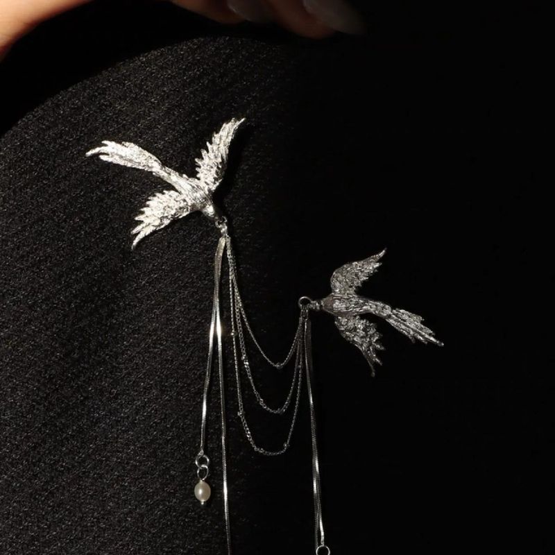 Yyur ชื่อเข็มกลัด Cheongsam Pressed คาร์ดิแกนชุด Niche อุปกรณ์เสริมชุด Corsage/yyur