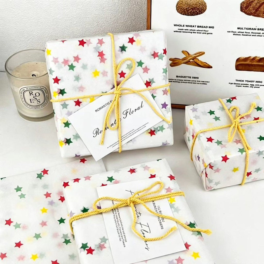 Color Stars Sydney Paper กระดาษห่อผ้าขนหนู Dopamine Color Stars Sydney Paper Towel กระดาษห่อ Dopamin