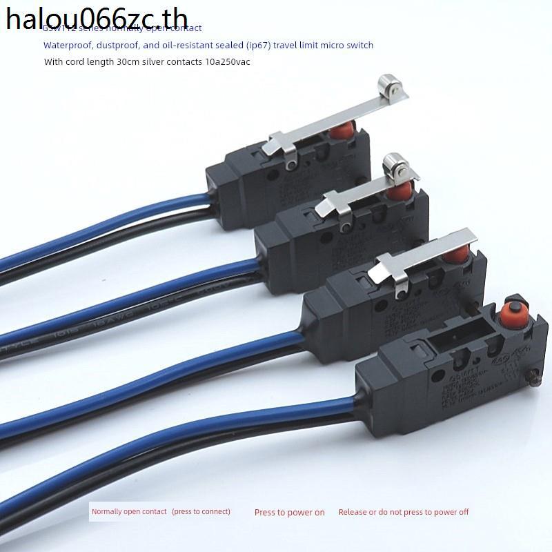 Unionwell กันน้ํา G5W11 ปกติเปิด 2 สาย Micro Switch 10A จังหวะจํากัดป้องกันฝุ่น D2VW เงินติดต่อ