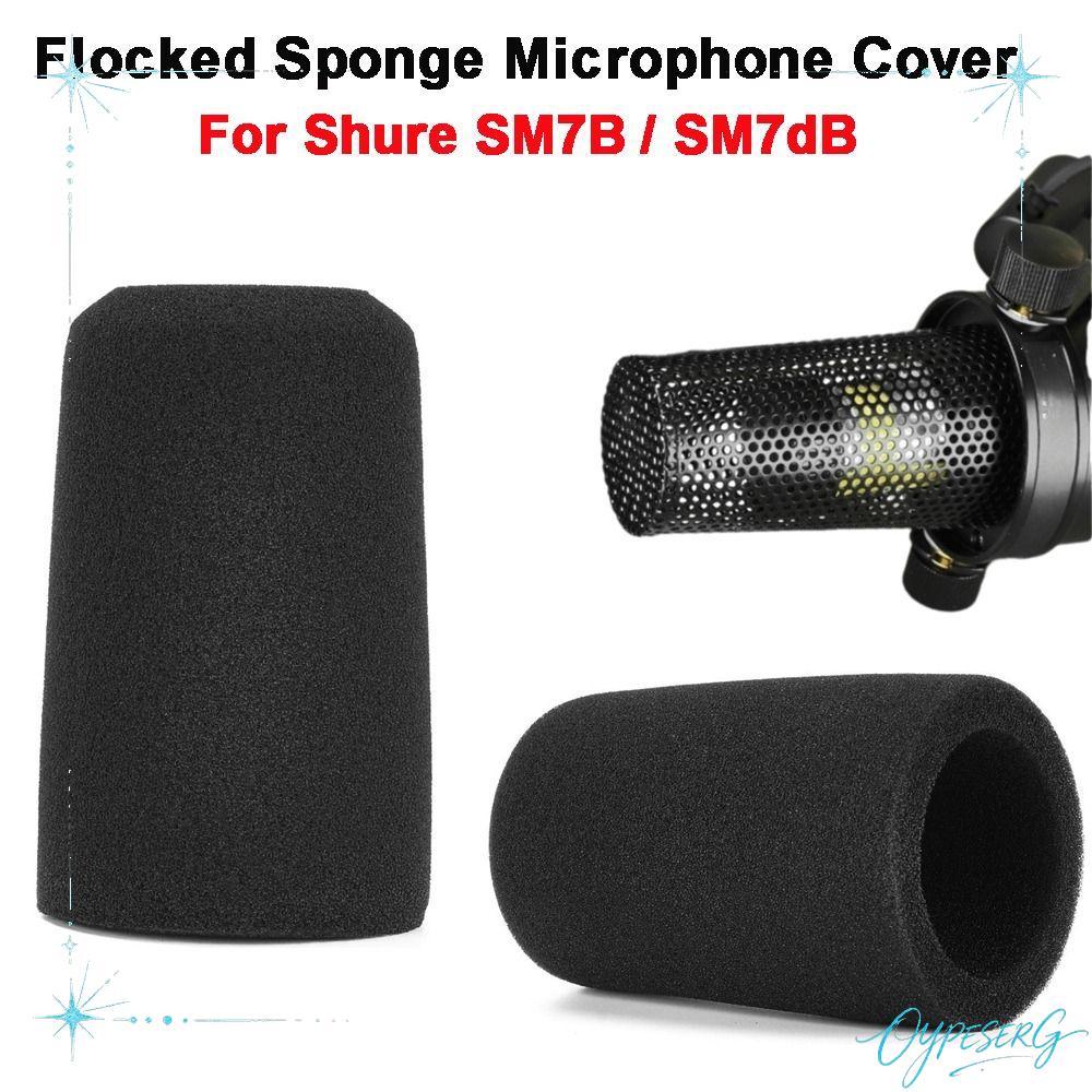 OYPESERG 1pcs Mic กระจก,เปลี่ยน Flocked ฟองน้ําโฟมไมโครโฟน, Professional Windproof Pop Filter สําหรั