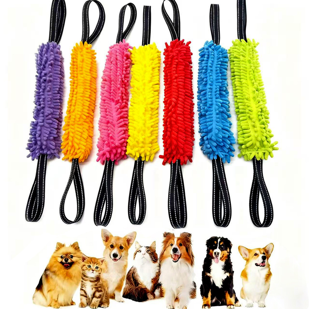 สุนัขกัดของเล่น Interactive Tug-of-War Tug-of-War ลากไม่เจ็บฟัน Plush Bite Stick เหมาะสําหรับ