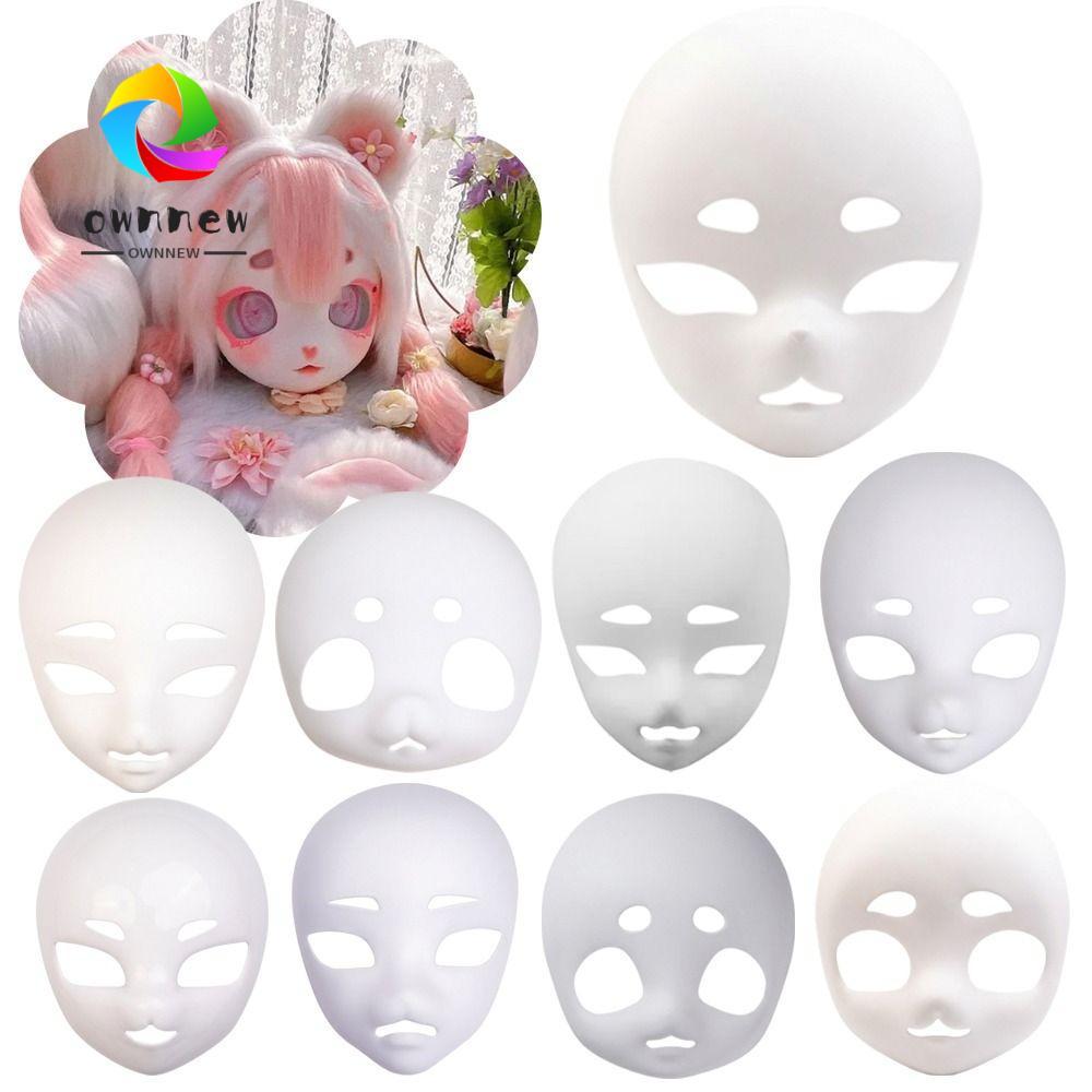 OWNNEW Kigurumi Base Beast Skull , สัตว์ DIY Cat Head Skull , พลาสติกคอสเพลย์ Furry Anime Party