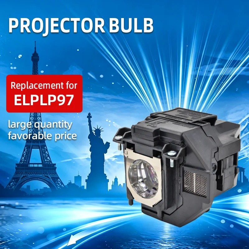 V13H010L97 สําหรับ ELPLP97 อุปกรณ์เสริมโคมไฟโปรเจคเตอร์เหมาะสําหรับ EPSON EB-W06 EB-FH52 EB-FH06 EB-