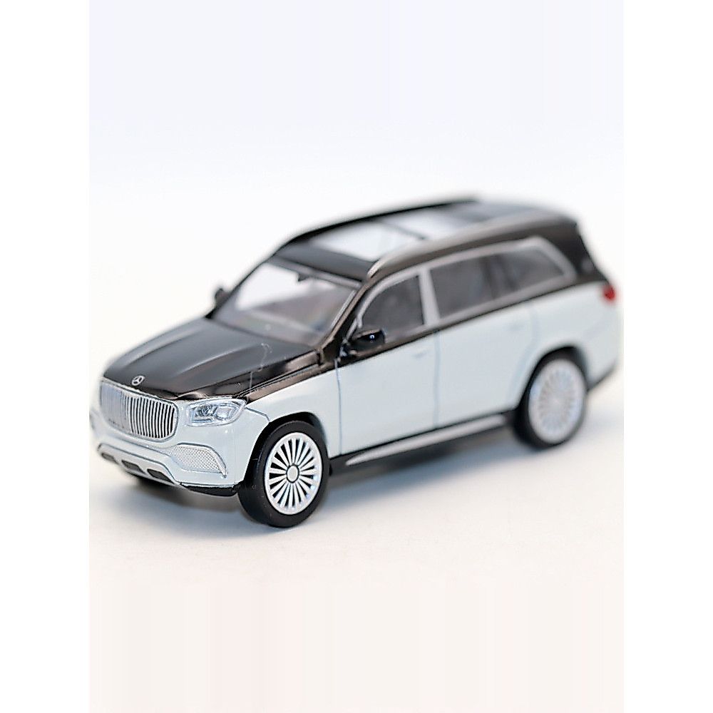 [โมเดลรถพร้อมสต็อก] PARA 1/64 รถโลหะผสม Maybach Maybach GLS 600 รถ SUV คอลเลกชันเครื่องประดับ
