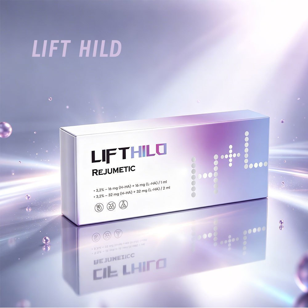 REJUMETIC LIFTHILO Dual HA Facial Booster Hyaluronic Acid Deep Hydration Lift ผิวหย่อนคล้อย Plump Fine Lines Moisturizing Skin Rejuvenation Serum