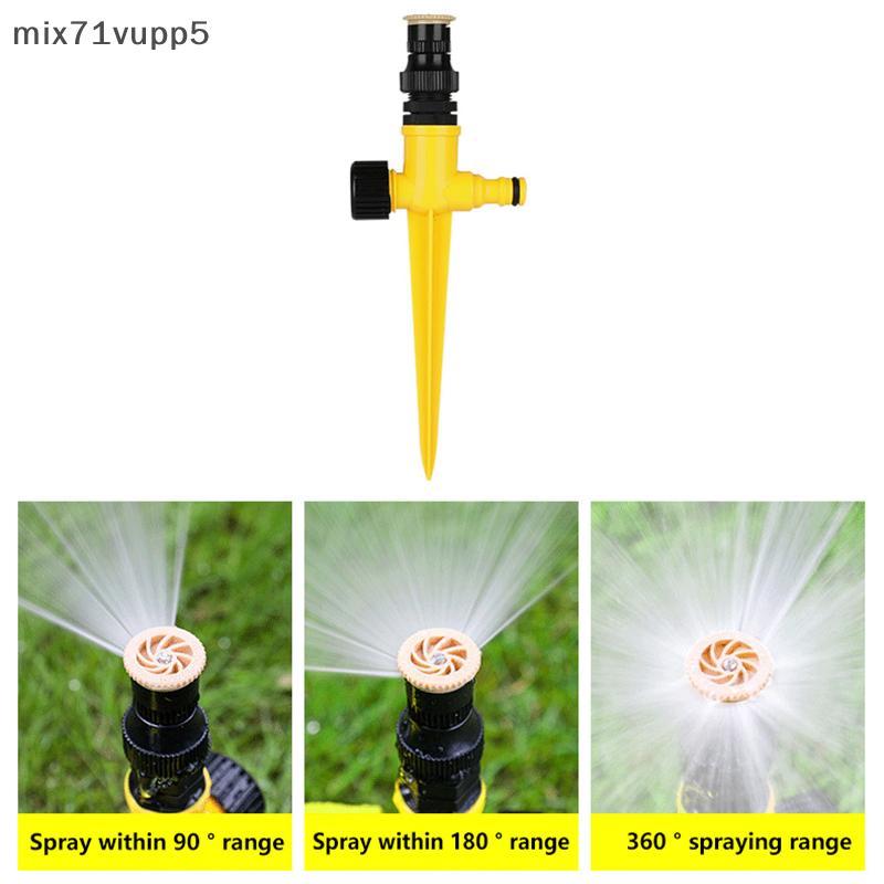 หัวฉีดสปริงเกลอร์สวนแบบ mix71vu ระบบรดน้ำชลประทานแบบหมุนได้360 ° ระบบรดน้ำอัตโนมัติสำหรับการเกษตรฟาร