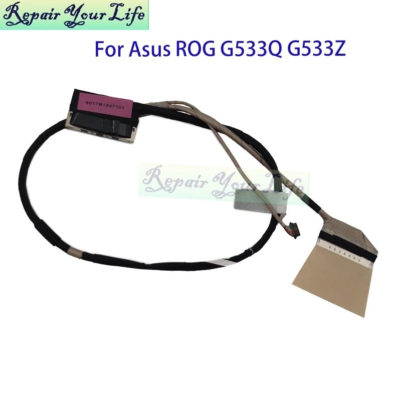 แล็ปท็อป LCD FHD Flex สําหรับ Asus ROG Strix G15 G533QR G533QM QS G533ZM G533ZS G533 ZX 6017B1547201