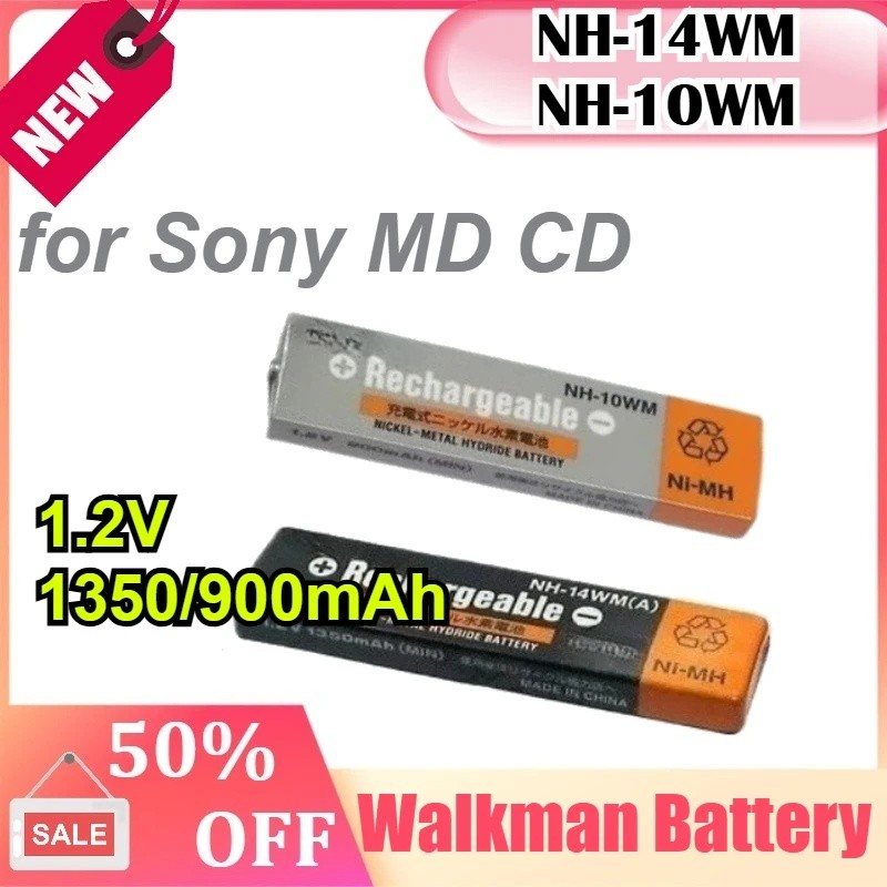 NH-14WM NH-10WM 1.2V 1350/900mAh สําหรับ Sony MD CD Walkman แบตเตอรี่