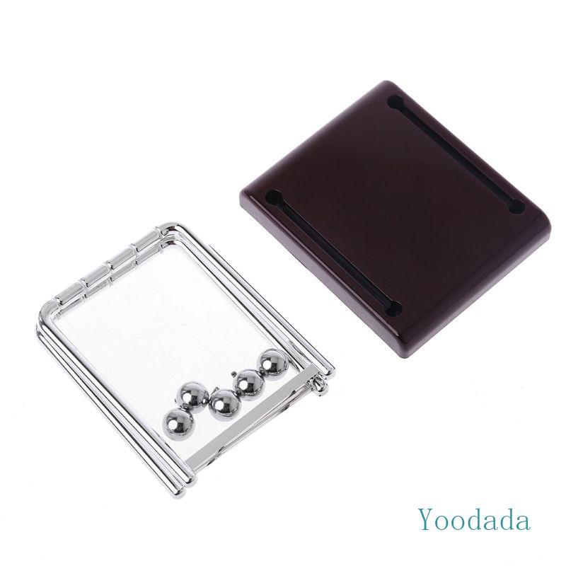 Yoo Cradle Steel Newton s Balance ฟิสิกส์วิทยาศาสตร์ลูกตุ้มของเล่นโต๊ะสนุก
