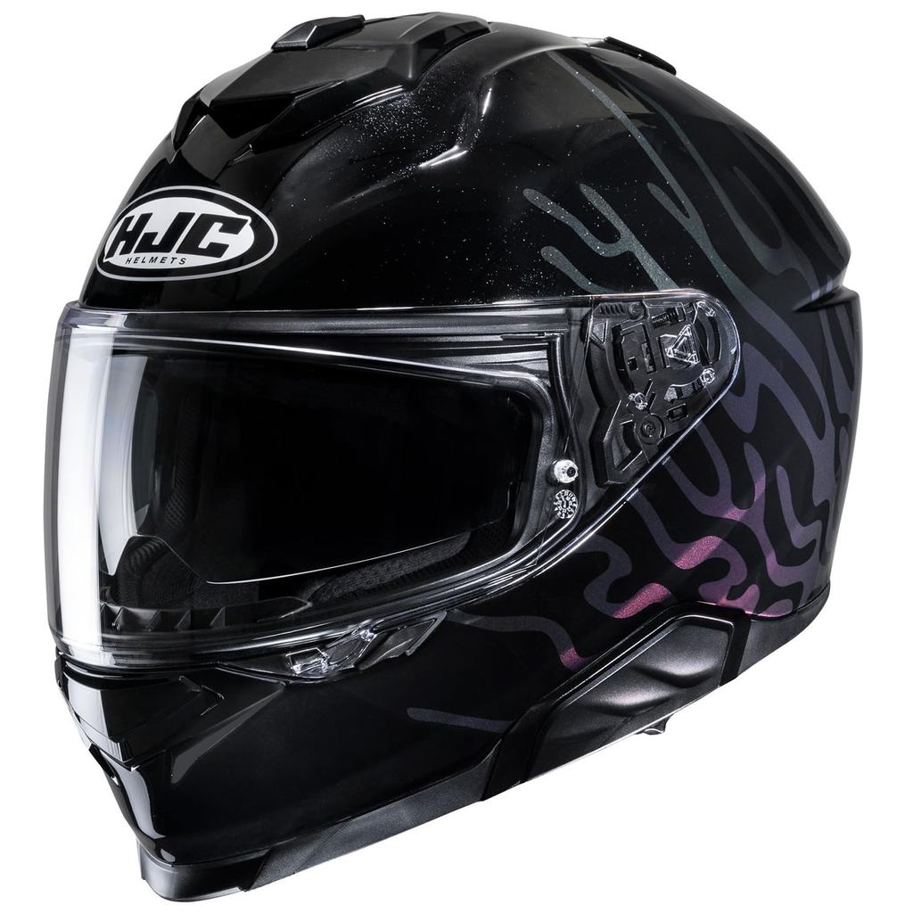 HJC HELMETS Full-Face Motorcycle Helmet with Built-in Sun Visor, Ventilation, Removable Interior, Co